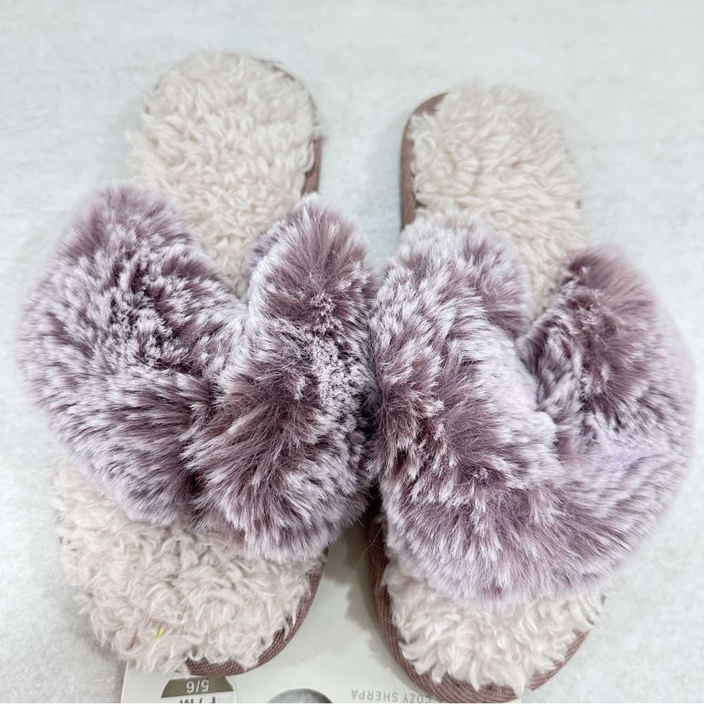 Women’s Lemon Sherpa Slipper Slides